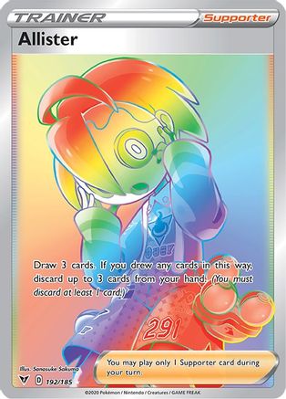 Allister (Secret) - 192/185 - Secret Rare - Holofoil