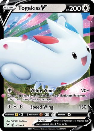 Togekiss V - 140/185 - Ultra Rare - Holofoil