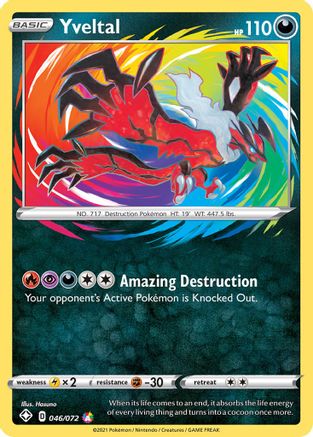 Yveltal - 046/072 - Amazing Rare - Holofoil