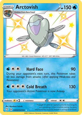 Arctovish - SV037/SV122 - Shiny Holo Rare - Holofoil