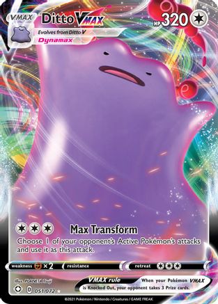 Ditto VMAX - 051/072 - Ultra Rare - Holofoil