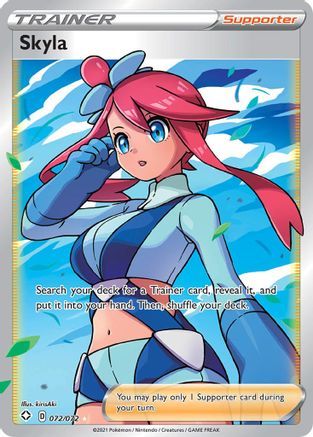 Skyla (Full Art) - 072/072 - Ultra Rare - Holofoil