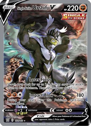 Single Strike Urshifu V (Alternate Full Art) - 151/163 - Ultra Rare - Holofoil