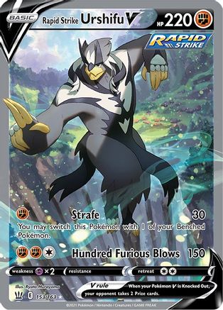 Rapid Strike Urshifu V (Alternate Full Art) - 153/163 - Ultra Rare - Holofoil