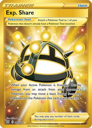Exp. Share (Secret) - 180/163 - Secret Rare - Holofoil