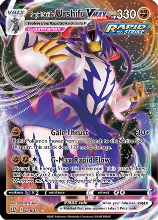 Rapid Strike Urshifu VMAX - 088/163 - Ultra Rare - Holofoil