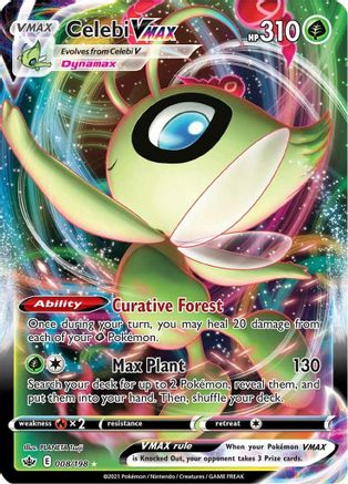 Celebi VMAX - 008/198 - Ultra Rare - Holofoil