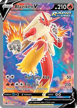 Blaziken V (Full Art) - 161/198 - Ultra Rare - Holofoil