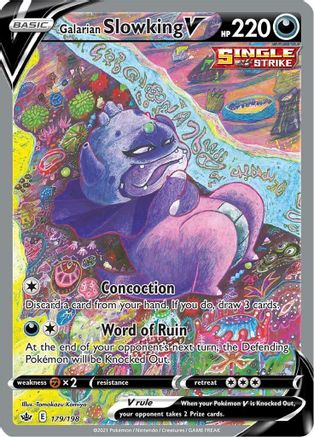 Galarian Slowking V (Alternate Full Art) - 179/198 - Ultra Rare - Holofoil