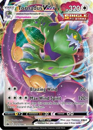 Tornadus VMAX - 125/198 - Ultra Rare - Holofoil