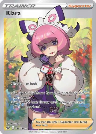 Klara (Full Art) - 194/198 - Ultra Rare - Holofoil