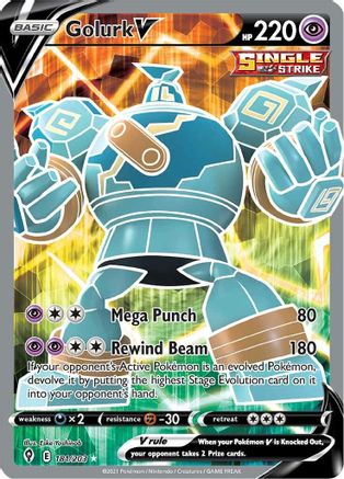 Golurk V (Full Art) - 181/203 - Ultra Rare - Holofoil