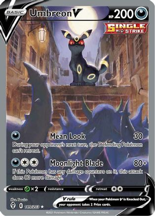 Umbreon V (Alternate Full Art) - 189/203 - Ultra Rare - Holofoil