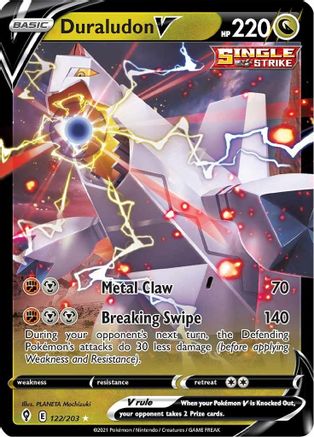 Duraludon V - 122/203 - Ultra Rare - Holofoil