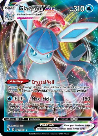 Glaceon VMAX - 041/203 - Ultra Rare - Holofoil
