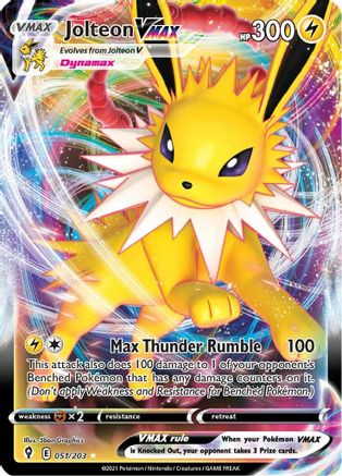 Jolteon VMAX - 051/203 - Ultra Rare - Holofoil