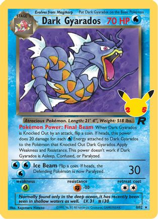 Dark Gyarados - 008/82 - Classic Collection - Holofoil