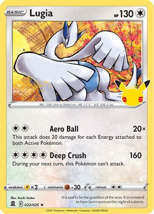 Lugia - 022/025 - Holo Rare - Holofoil