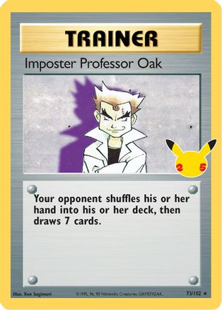 Imposter Professor Oak - 073/102 - Classic Collection - Holofoil