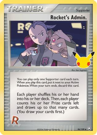 Rocket's Admin. - 086/109 - Classic Collection - Holofoil