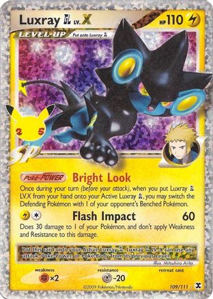 Luxray GL LV.X - 109/111 - Classic Collection - Holofoil