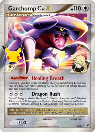 Garchomp C LV.X - 145/147 - Classic Collection - Holofoil