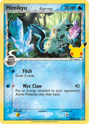 Mimikyu (Delta Species) - SWSH136  - Promo - Holofoil