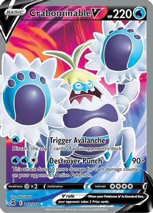 Crabominable V (Full Art) - 248/264 - Ultra Rare - Holofoil