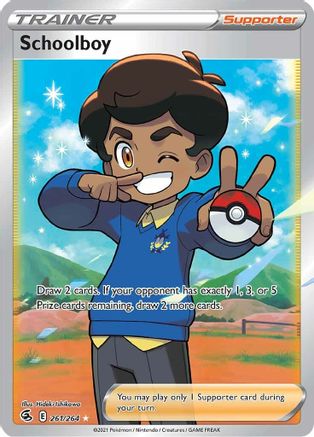 Schoolboy (Full Art) - 261/264 - Ultra Rare - Holofoil