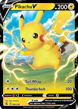 Pikachu V - 086/264 - Ultra Rare - Holofoil