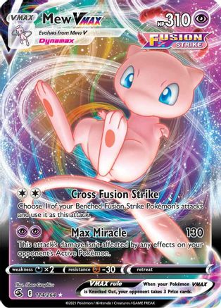 Mew VMAX - 114/264 - Ultra Rare - Holofoil