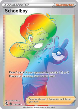 Schoolboy (Secret) - 276/264 - Secret Rare - Holofoil