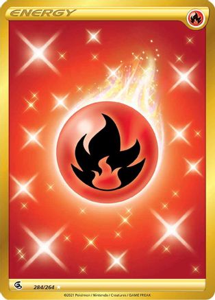 Fire Energy (Secret) - 284/264 - Secret Rare - Holofoil
