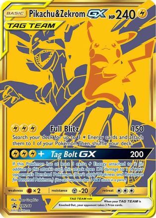 Pikachu & Zekrom GX - SM248  - Promo - Holofoil