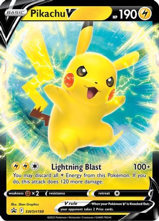 Pikachu V - SWSH198  - Promo - Holofoil