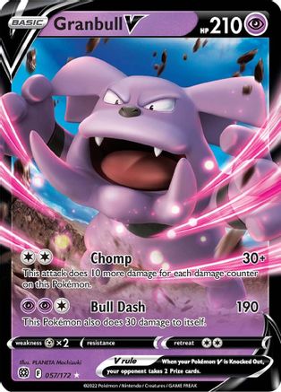 Granbull V - 057/172 - Ultra Rare - Holofoil