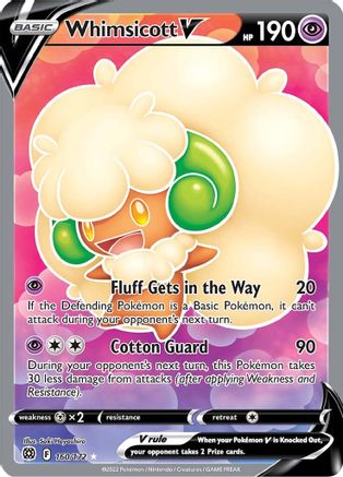 Whimsicott V (Full Art) - 160/172 - Ultra Rare - Holofoil