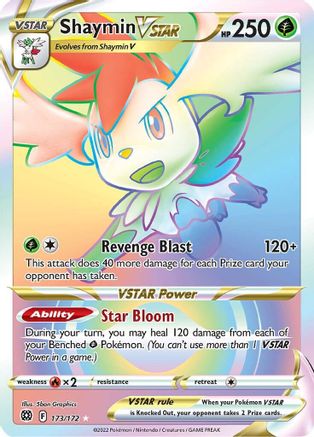 Shaymin VSTAR (Secret) - 173/172 - Secret Rare - Holofoil