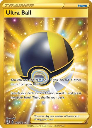Ultra Ball (Secret) - 186/172 - Secret Rare - Holofoil