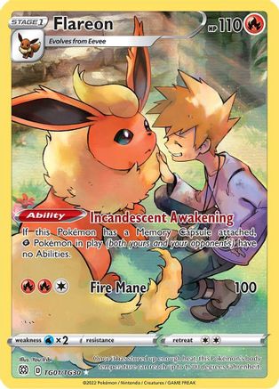 Flareon - TG01/TG30 - Ultra Rare - Holofoil