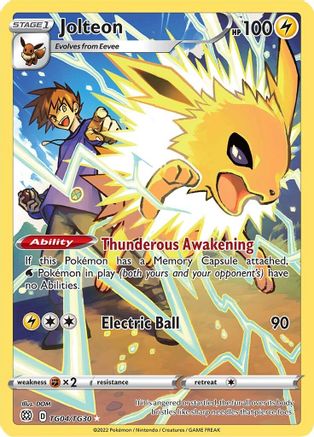 Jolteon - TG04/TG30 - Ultra Rare - Holofoil
