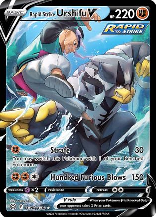 Rapid Strike Urshifu V - TG20/TG30 - Ultra Rare - Holofoil