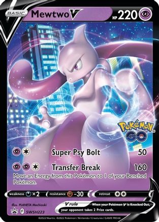 Mewtwo V - SWSH223  - Promo - Holofoil