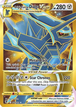 Origin Forme Dialga VSTAR - 210/189 (Secret)  - Secret Rare - Holofoil