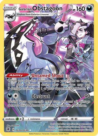 Galarian Obstagoon - TG10/TG30 - Ultra Rare - Holofoil