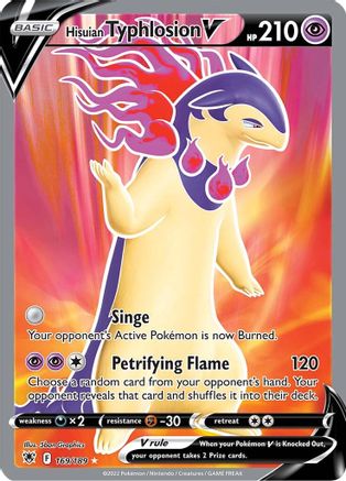 Hisuian Typhlosion V (Full Art) - 169/189 - Ultra Rare - Holofoil