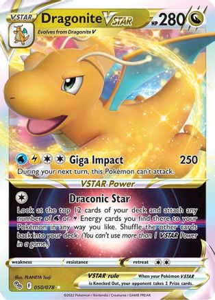 Dragonite VSTAR - 050/078 - Ultra Rare - Holofoil
