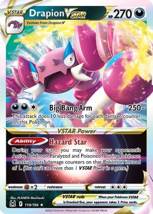 Drapion VSTAR - 119/196 - Ultra Rare - Holofoil