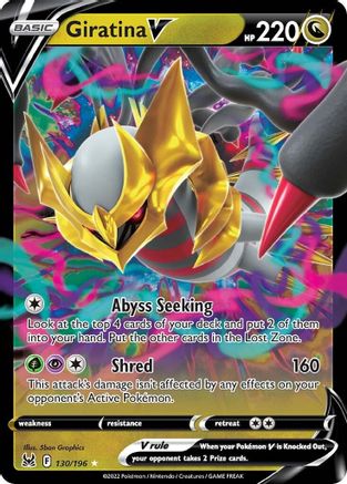 Giratina V - 130/196 - Ultra Rare - Holofoil