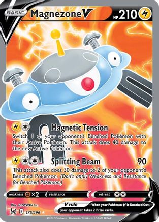 Magnezone V (Full Art) - 175/196 - Ultra Rare - Holofoil